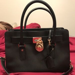 Michael Kors Hamilton medium black